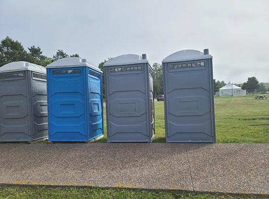 we offer a variety of event restrooms for rental, including standard portable restrooms, luxury trailers, and handicap-accessible units